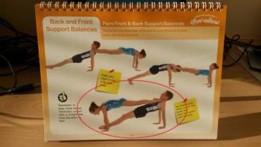 Gymnastics PE Lesson Plan Using Our Pair & Trio Balance Book