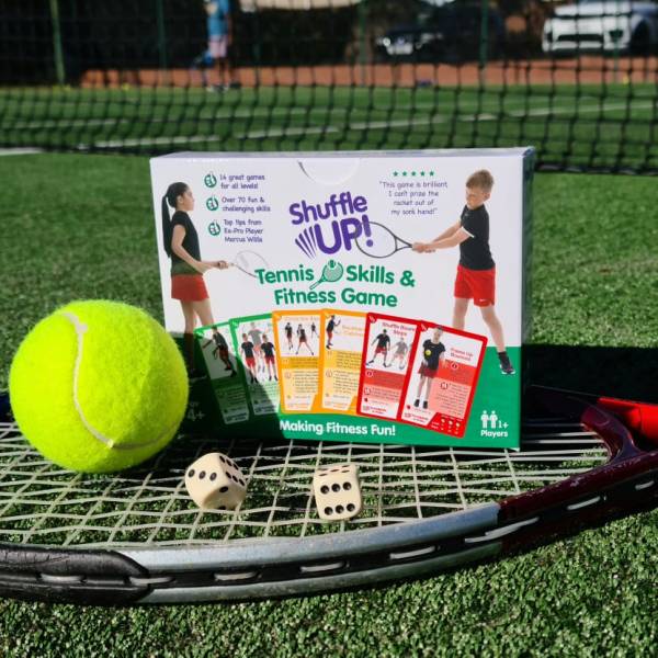 Have fun with this excellent tennis game, can be used on the court or at home by players of any age. Makes a perfect Christmas or Birthday gift present for both boys and girls.